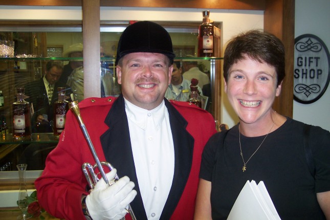 Tina and bugler @ 4 roses.jpg